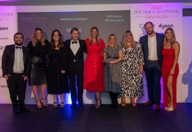 Boutique Hotelier Wellbeing Champion Ceremony